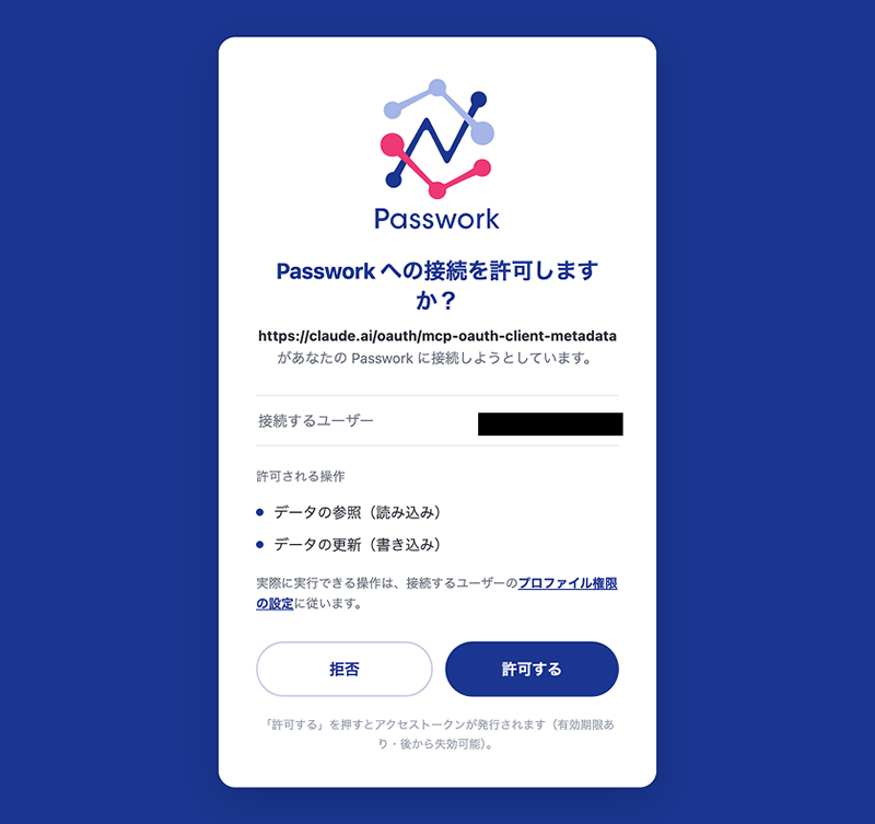 OAuth同意画面で「どのアプリが・どのユーザーとして・どのスコープで」MCPに接続するかを可視化する図