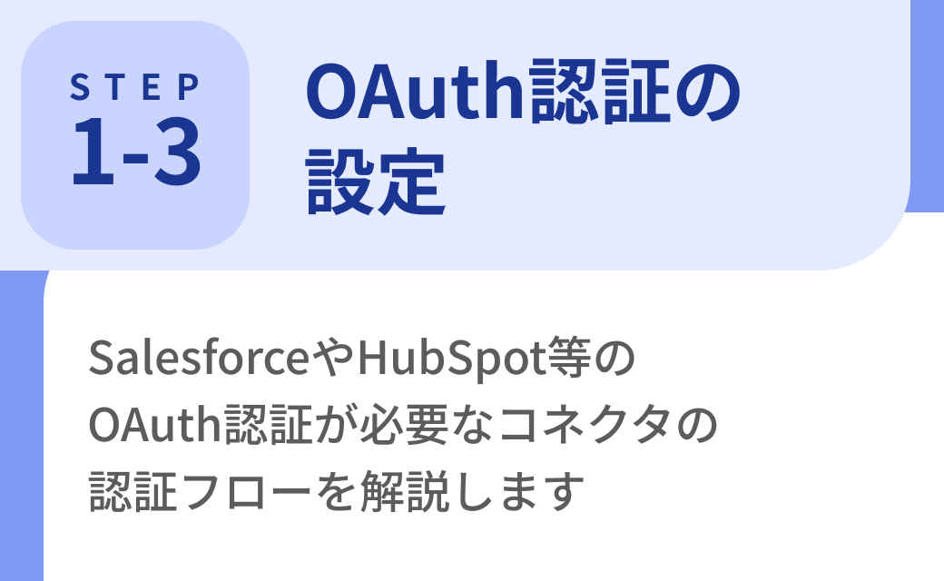 Step1-3. OAuth認証の設定